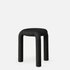 Citta Piccolo Stool - Black 41x41x44cmh