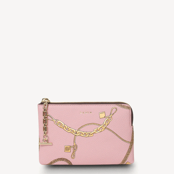 Saben Poppy Pouch - Desert Rose Chain Print