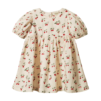 Nature Baby Albertine Dress - Strawberry Blush Print