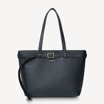 Saben Tabby Shoulder Bag - Black + Bronze