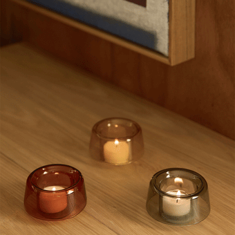 Citta Cascade Tealight Holder 8.6cmdiax4.9cmh