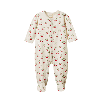 Nature Baby Lucy Suit - Strawberry Blush Print