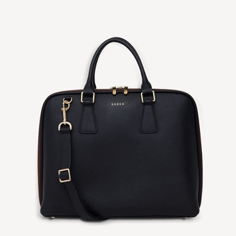 Saben Parker Briefcase - Black