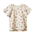 Nature Baby Faye Tee - Strawberry Blush Print