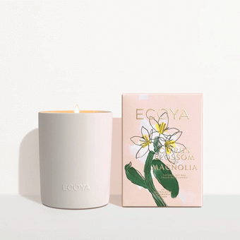 Ecoya Mother's Day Ceramic Citrus Blossom and Magnolia Madison Candle