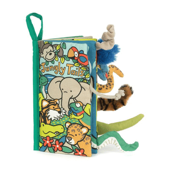 Jellycat Jungly Tails Book Multi-Coloured 13x5x22cm