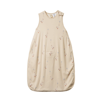 Nature Baby Organic Cotton & Merino Sleeping Bag - Goose Lullaby Print 3-24M