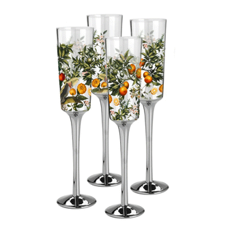 Nel Lusso Sorrento Champagne Flute - Set of 4