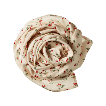 Nature Baby Muslin Wrap - Strawberry Blush Print
