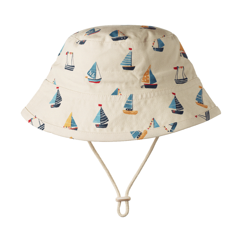 Nature Baby Bucket Sunhat - Regatta Print