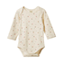 Nature Baby Long Sleeve Bodysuit Pointelle - Posey Blossom Print
