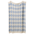 Nature Baby Dune Blanket - Celestial Blue Diamond Knit - Bassinet