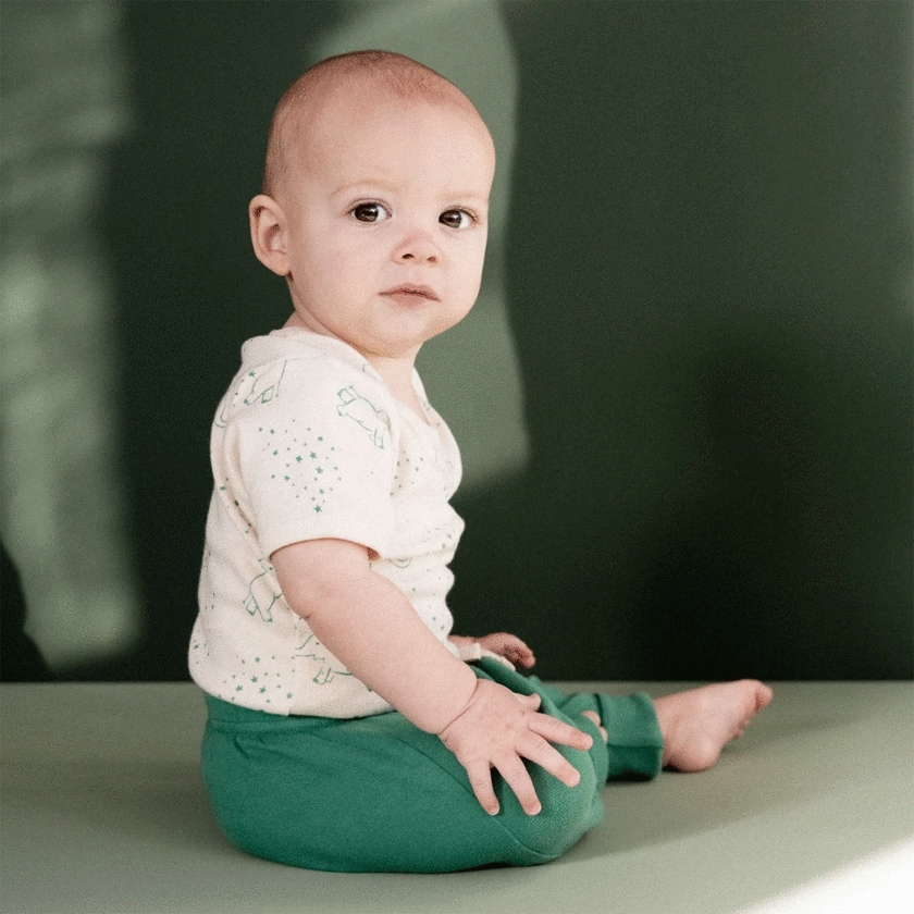 Nature Baby Drawstring Pants - Peppermint