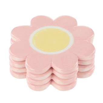 Emporium Posey Flower Coasters 4pcs Set - 11x11x1cm