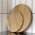 Citta Round Chopping Board Natural - M 35cmdiax2.5cmh