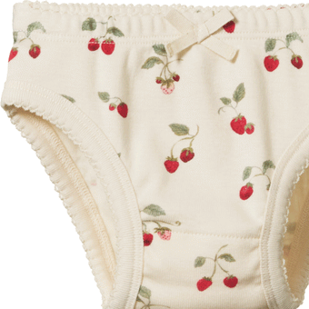 Nature Baby Knickers - Strawberry Blush Print