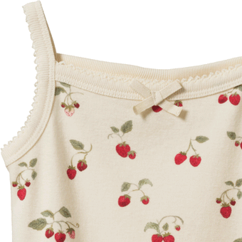 Nature Baby Camisole - Strawberry Blush Print