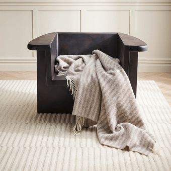 Baya  Noah Oatmeal Throw 130x190cm