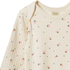 Nature Baby Long Sleeve Bodysuit Pointelle - Posey Blossom Print