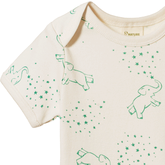 Nature Baby Short Sleeve Bodysuit - Fairground Print