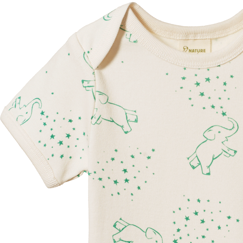 Nature Baby Short Sleeve Bodysuit - Fairground Print
