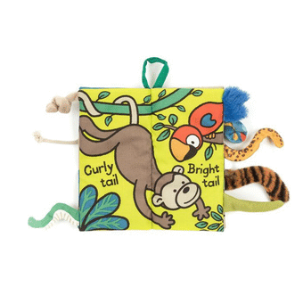 Jellycat Jungly Tails Book Multi-Coloured 13x5x22cm