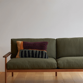 Citta Rasmus Woollen Cushion Cover - Multi 60x40cm