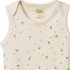 Nature Baby Pointelle Singlet - Posey Blossom Print