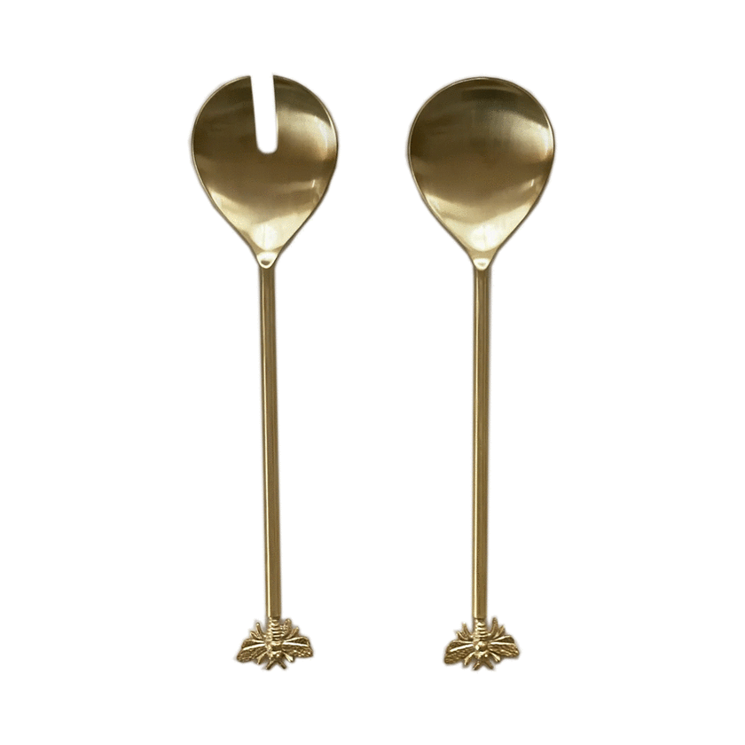 Nel Lusso Bee Salad Servers