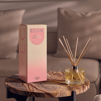 Ecoya Reed Diffuser - Vanilla & Tonka Bean