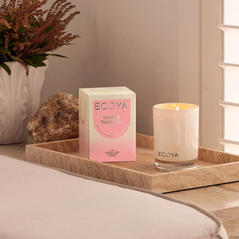 Ecoya Madison Candle - Vanilla & Tonka Bean