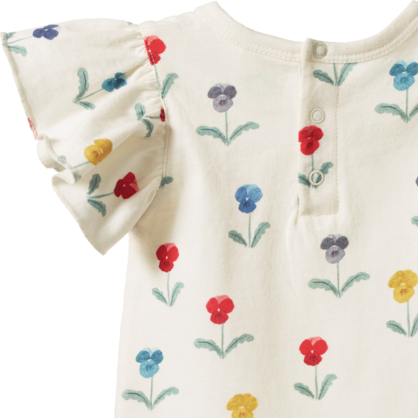 Nature Baby Tilly Suit - Delphine Blooms Print