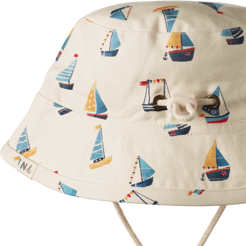 Nature Baby Bucket Sunhat - Regatta Print