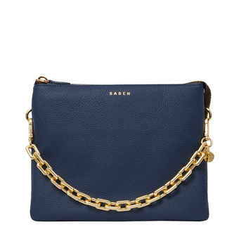 Saben Matilda Crossbody Midnight Blue + Chunky Chain