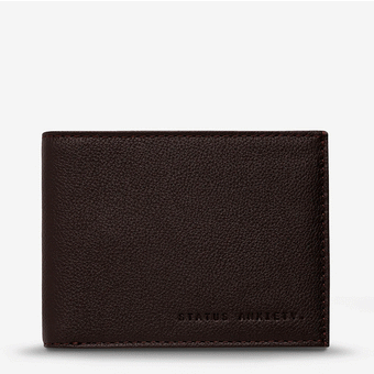 Status Anxiety Noah Wallet - Chocolate
