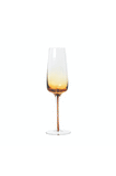 Broste Amber Champagne Glass