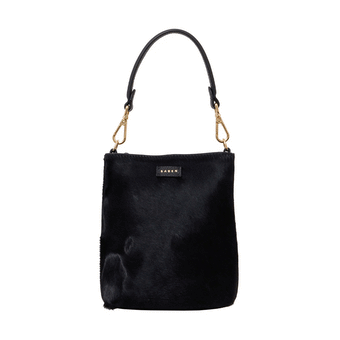Saben Coco Mini Bag Black + Black Hair Calf
