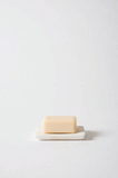 Citta Ora Marble Rectangular Soap Dish - White 8.5x10.2x1cmh