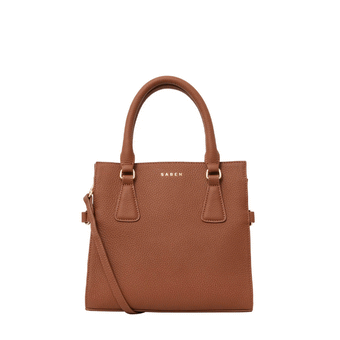 Saben Beau Crossbody with Handles Nutshell + Suede