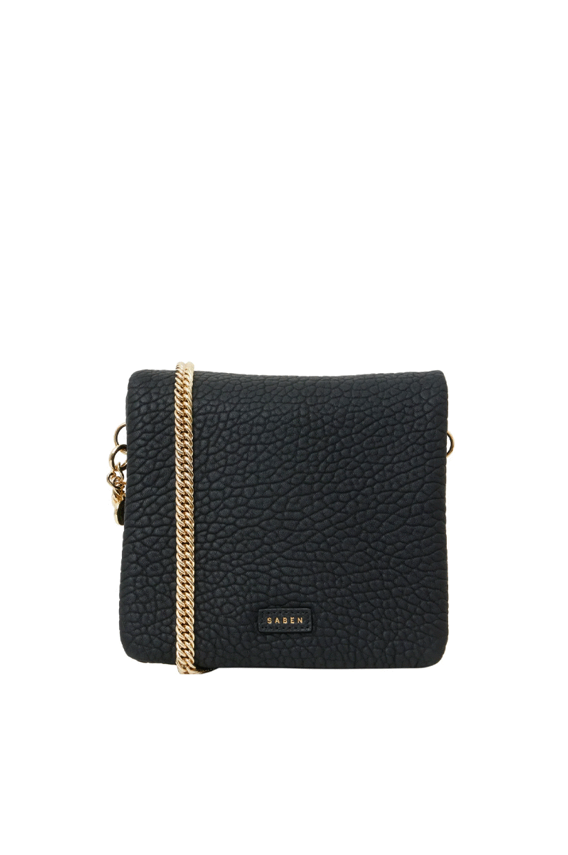 Saben Fox Crossbody Bag - Black Bubble