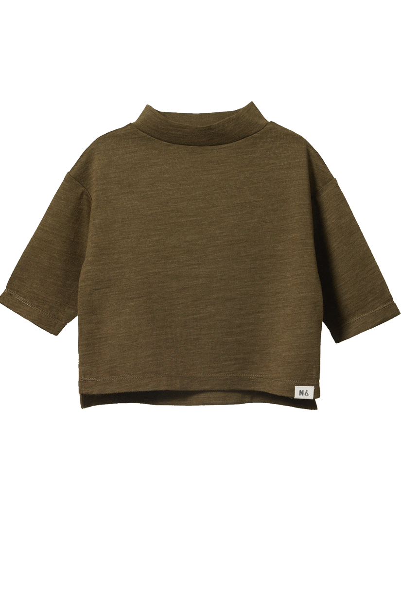 Nature Baby Merino Essentials Turtle Neck - Herb