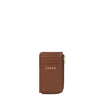 Saben Winona Card Holder - Brownstone