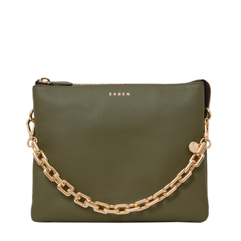 Saben Matilda Crossbody - Cactus + Chunky Chain