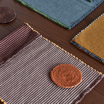 Citta Albers Placemat - Lupin/Mulberry