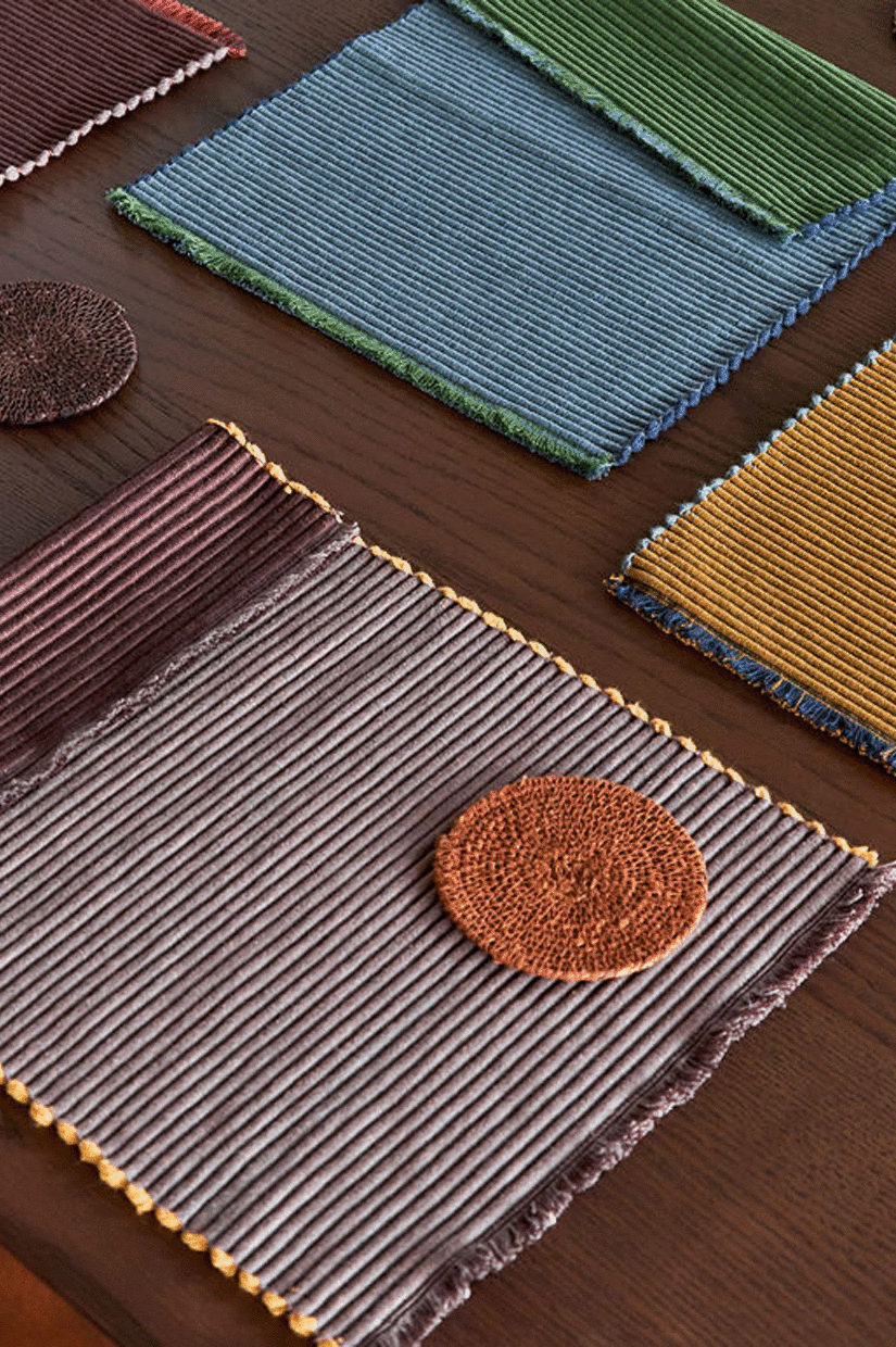 Citta Albers Placemat - Lupin/Mulberry