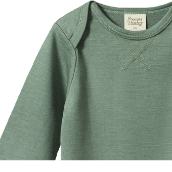 Nature Baby Merino Essential Tee - Nettle