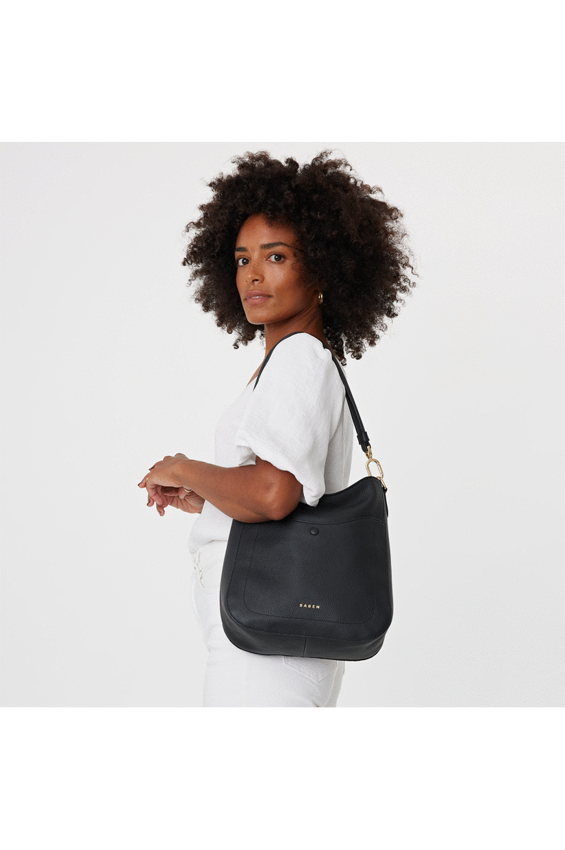 Saben Rebe Shoulder Bag - Black