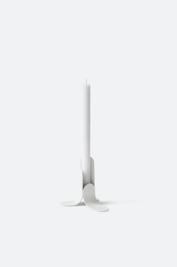 Citta Melt Candle Holder - White 13x12x13.5cmh