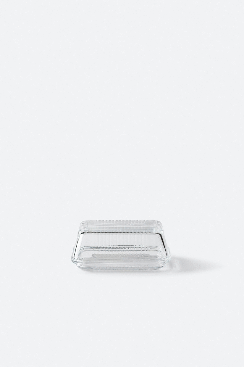 Citta Butter Dish Clear 17x11x8.2cmh