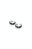 Stolen Girlfriend Halo Cluster Earrings - Onyx